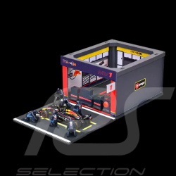 Max Verstappen Red Bull RB19 n° 1 Pit Stop Mit Figuren F1 2023 1/43 Bburago 38453V