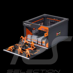 Lando Norris McLaren MCL38 n° 4 Pit Stop Avec Figurines F1 2024 1/43 Bburago 38451N
