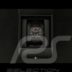 Porsche Automatikwerk Uhr 911 300 km/h Tachometer schwarz Gehause / schwarz Wahl / weiße Zahlen