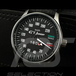 Alfa Romeo Giulia 1600 GT Junior Tachometer Uhr Chrom Gehause / schwarz Hintergrund / weiße Zahlen