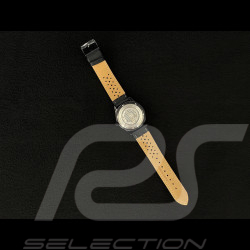 Montre automatique compteur de vitesse Porsche 911 300 km/h  boitier noir / fond noir / chiffres blancs