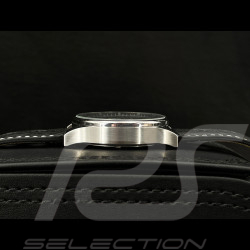 Montre compteur de vitesse Alfa Romeo 2000 GTV boitier chrome / fond noir / chiffres blancs