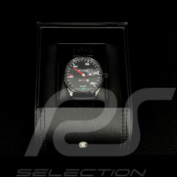 Porsche 911 250 km/h speedometer Watch black case / black dial / white numbers