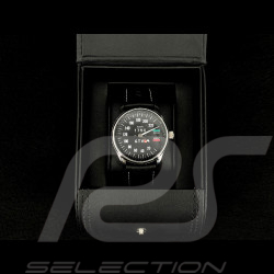 Alfa Romeo Uhr 1750 GTV Tachometer Chrom Gehause / schwarz Hintergrund / weiße Zahlen