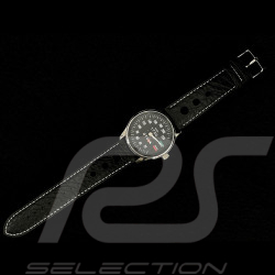 Montre compteur de vitesse Alfa Romeo 1750 GTV boitier chrome / fond noir / chiffres blancs