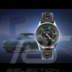 Porsche 911 Automatic Watch 250 km/h speedometer 1963 - 1969 black dial / green numbers Made in Germany
