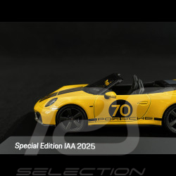 Porsche 911 Spirit 70 Type 992.2 Carbiolet IAA Edition 2025 Speed Yellow 1/43 Spark WAP0200200T070