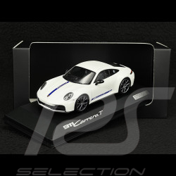 Porsche 911 Carrera T Coupe Type 922.2 2024 Blanc / Bleu Gentiane 1/43 Spark WAP0200250SCPE