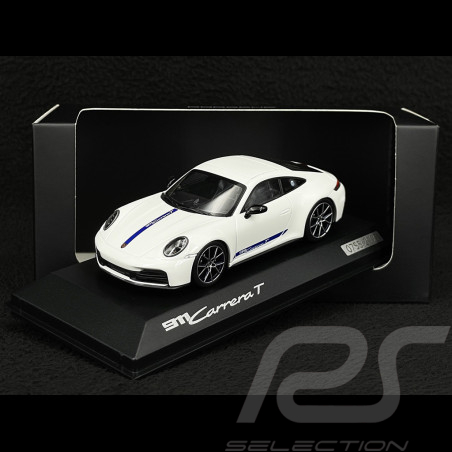 Porsche 911 Carrera T Coupe Typ 922.2 2024 Weiß / Enzianblau 1/43 Spark WAP0200250SCPE