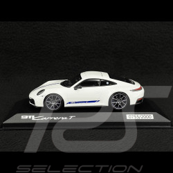 Porsche 911 Carrera T Coupe Type 922.2 2024 White / Gentian Blue 1/43 Spark WAP0200250SCPE