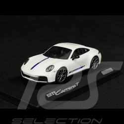 Porsche 911 Carrera T Coupe Type 922.2 2024 White / Gentian Blue 1/43 Spark WAP0200250SCPE