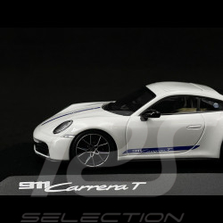Porsche 911 Carrera T Coupe Type 922.2 2024 White / Gentian Blue 1/43 Spark WAP0200250SCPE
