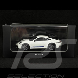 Porsche 911 Carrera T Coupe Type 922.2 2024 White / Gentian Blue 1/43 Spark WAP0200250SCPE