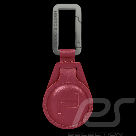 Porsche Design Keyring Air Tag Leather Carmine Red 4056487085623