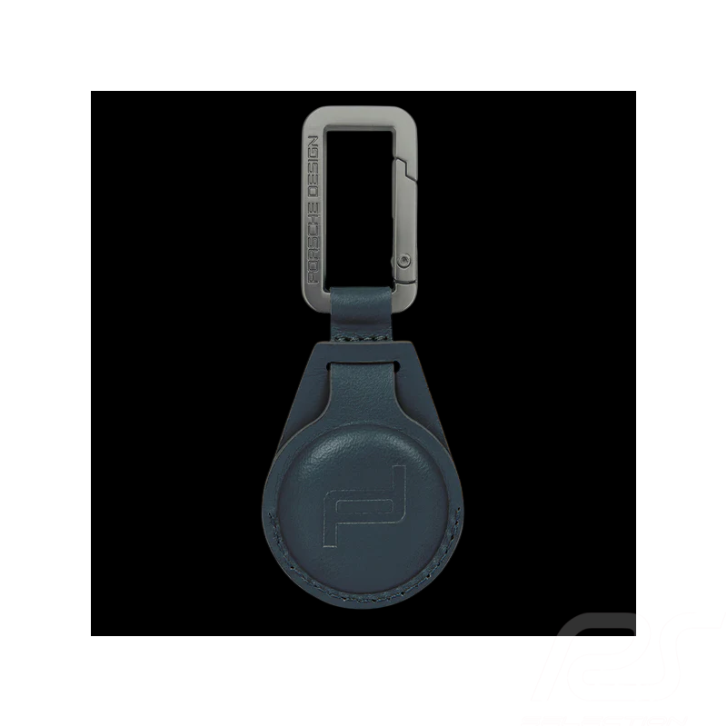 Porsche Design Keyring Air Tag Leather Dark Blue 4056487085616