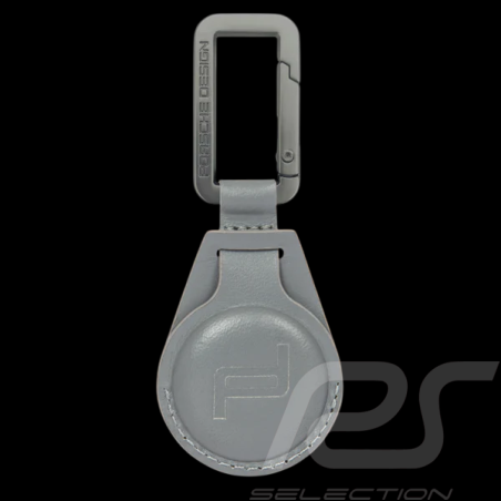 Porsche Design Schlüsselanhänger Air Tag Leder Anthrazitgrau 4056487085609