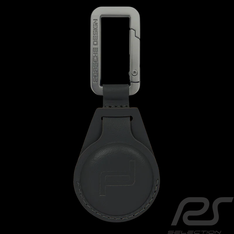 Porte-clés Porsche Design Air Tag Cuir Noir 4056487085593