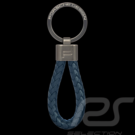 Porsche Design Keyring Leder Cord Dunkelblau 4056487085579