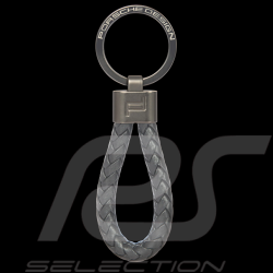 Porsche Design Keyring Leder Cord Anthrazitgrau 4056487085562