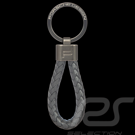 Porsche Design Keyring Leder Cord Anthrazitgrau 4056487085562