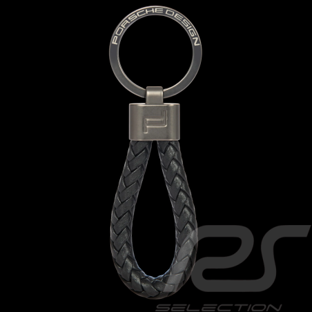 Porte-clés Porsche Design Corde Cuir Noir 4056487085555 OKY28807.001