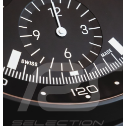 Porsche Design Wall Clock Chronograph 1 Matt All Black WAP0701500RIND