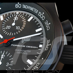 Porsche Design Wall Clock Chronograph 1 Matt All Black WAP0701500RIND