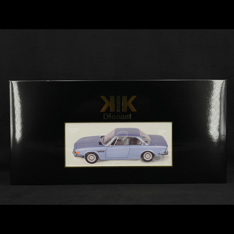 BMW 3.0 CSI E9 1971 Bleu Métallisé – Maquette 1:12 KK-Scale – Collectionneur Passionné