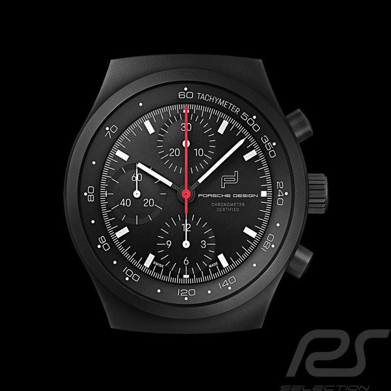 Porsche Design Wanduhr Chronograph 1 Mattschwarzes WAP0701500RIND