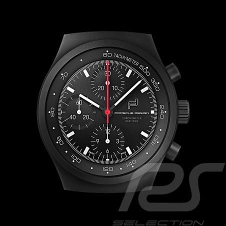 Porsche Design Wall Clock Chronograph 1 Matt All Black WAP0701500RIND