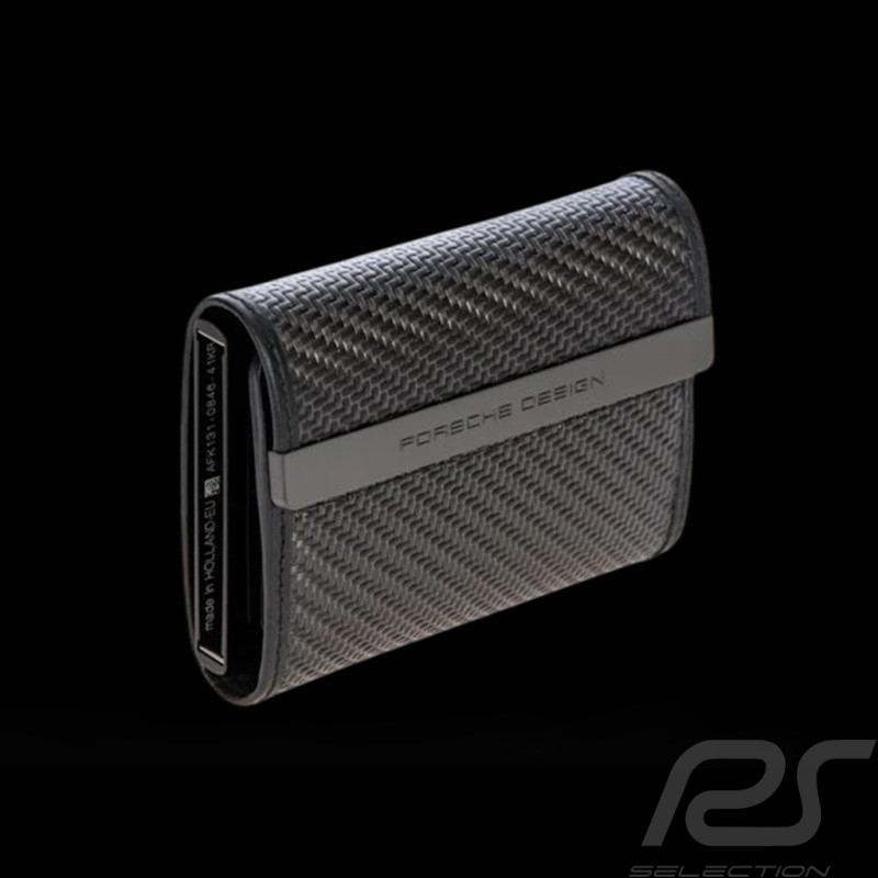 Portefeuille Wallet Card Case Pop Up Leather Black Carbon X Secrid 4056487068671