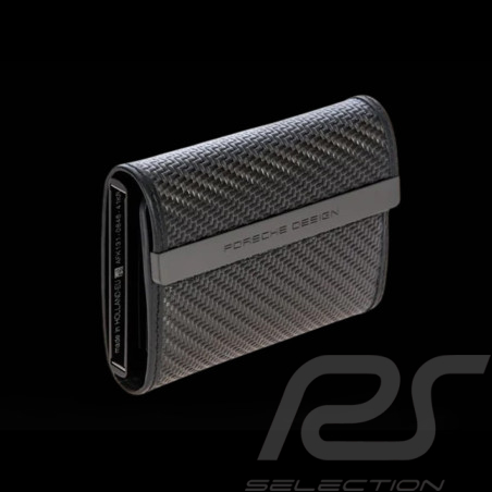 Portefeuille Wallet Card Case Pop Up Leather Black Carbon X Secrid 4056487068671