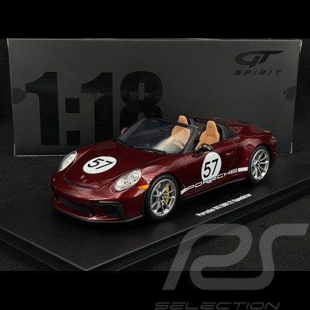 Porsche 911 Speedster Heritage Type 991.2 n° 57 2019 Cherry Red 1/18 GT Spirit GT929