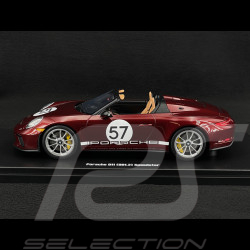 Porsche 911 Speedster Heritage Type 991.2 n° 57 2019 Cherry Red 1/18 GT Spirit GT929