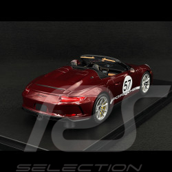 Porsche 911 Speedster Heritage Type 991.2 n° 57 2019 Cherry Red 1/18 GT Spirit GT929