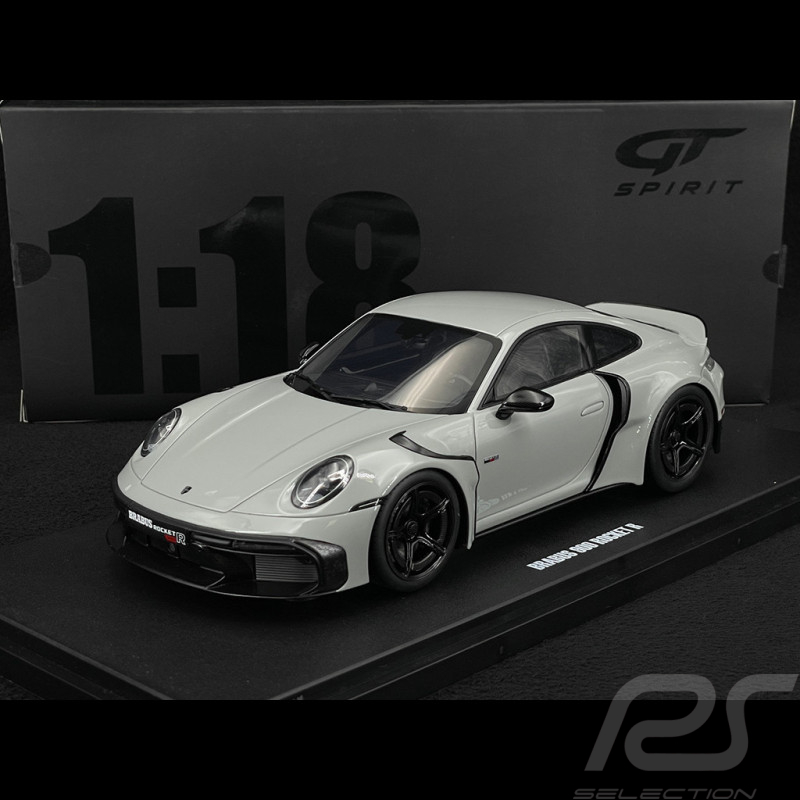 Porsche 911 Turbo S Brabus 900 Rocket-R 2023 Nardo Grau 1/18 GT Spirit GT930