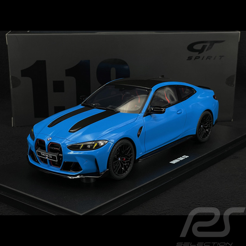BMW M4 CS 2024 Riviera Blue 1/18 GT Spirit GT511