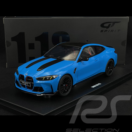 BMW M4 CS 2024 Riviera Blue 1/18 GT Spirit GT511