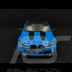 BMW M4 CS 2024 Bleu Riviera 1/18 GT Spirit GT511