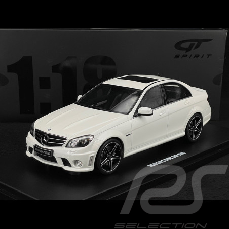 Mercedes-Benz C63 AMG 2007 Blanc Diamant 1/18 GT Spirit GT928