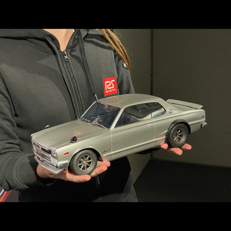 Nissan Skyline 2000 GT-R KPGC10 Silver 700 1971 Silver 1/12