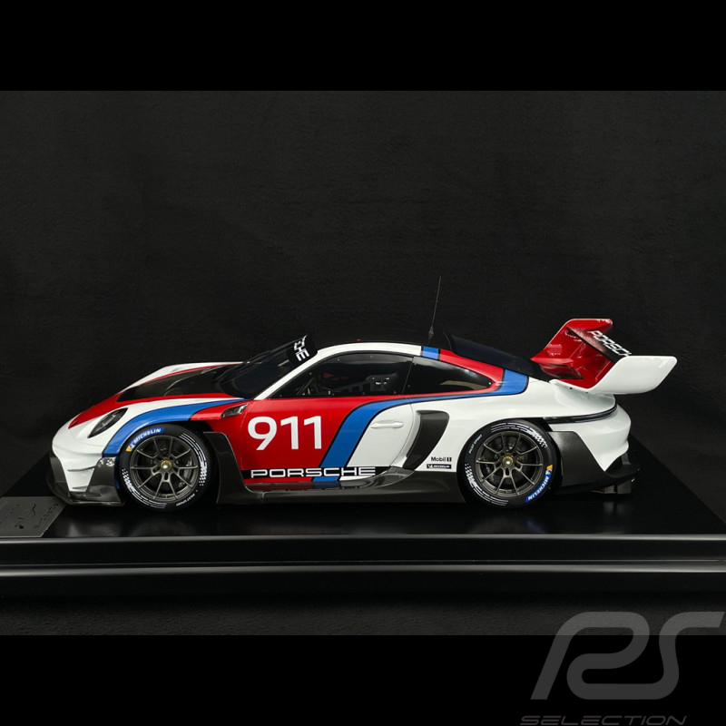 Porsche 911 GT3 R Rennsport Type 992 2024 Presentation Weiß / Rot / Blau 1/12 Spark WAP0235010SGTR