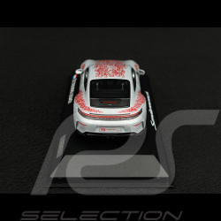Porsche 911 GT3 Touring Type 922.2 2024 Ice Grey Sonderwunsch 75 years Luxembourg 1/43 Spark WAP0202010T75Y