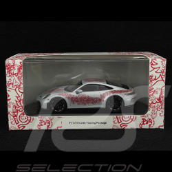 Porsche 911 GT3 Touring Type 922.2 2024 Gris Glacé Sonderwunsch 75 ans Luxembourg 1/43 Spark WAP0202010T75Y