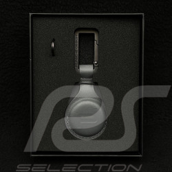 Porte-clés Porsche Design Air Tag Cuir Gris Anthracite 4056487085609