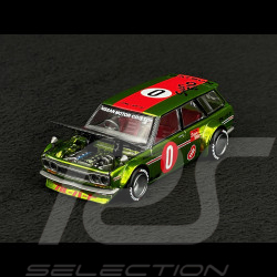 Datsun Kaido 510 Wagon 1969 Jaune OG Flo 1/64 Mini GT KHMG164