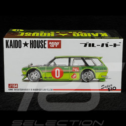Datsun Kaido 510 Wagon 1969 Jaune OG Flo 1/64 Mini GT KHMG164