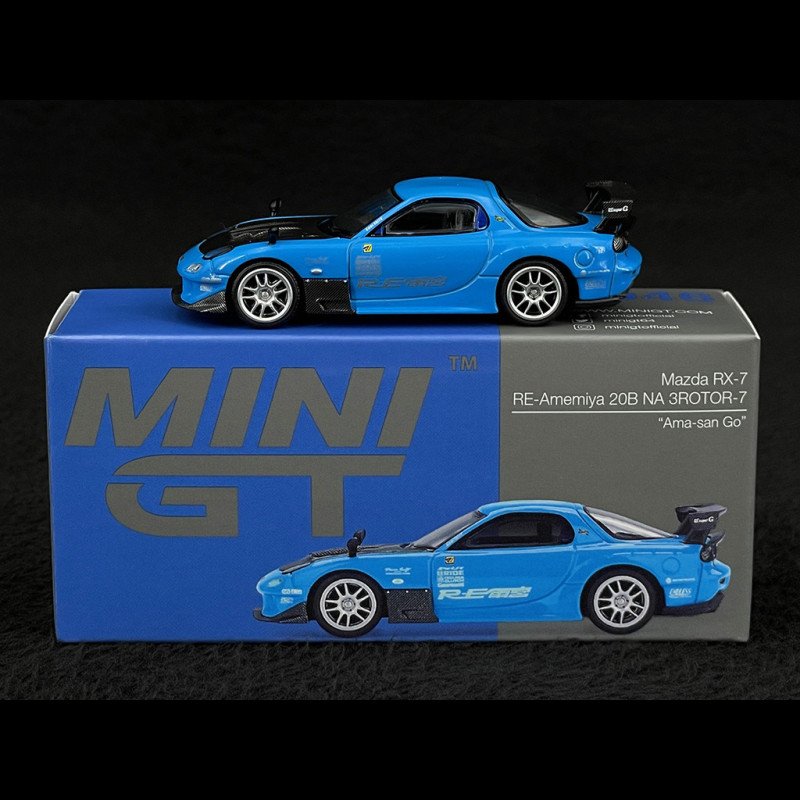 MINI GT 1/64 Mazda RX-7 RE-Amemiya Matsukiyo Toki 3 Rotor NA-7 w/