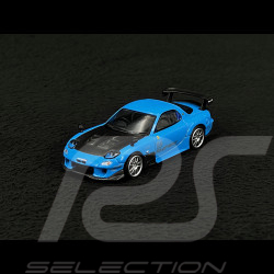 Mazda RX7 Re-Amemiya 20B NA 3Rotor-7 2024 Bleu Ama-San Go 1/64 Mini GT MGT01046-R