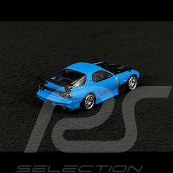Mazda RX7 Re-Amemiya 20B NA 3Rotor-7 2024 Bleu Ama-San Go 1/64 Mini GT MGT01046-R
